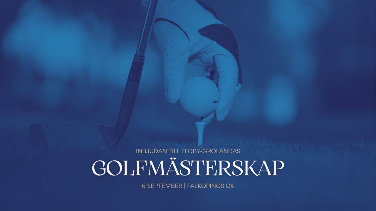 Inbjudan till årets golfmästerskap