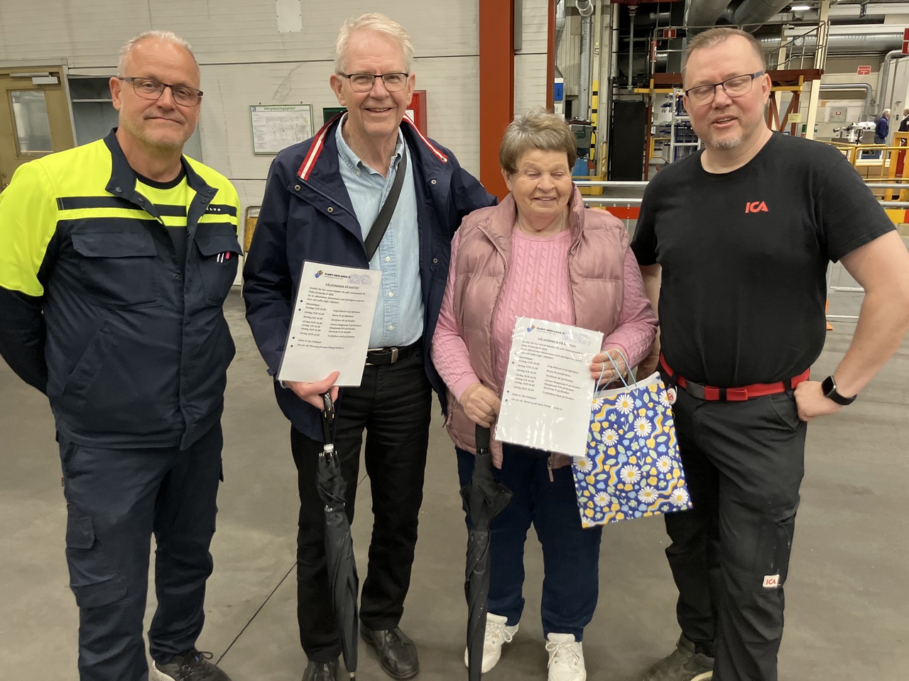 Vann biljetter på seniorlunchen